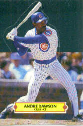 1988 Donruss Pop-Ups Baseball Cards    014      Andre Dawson